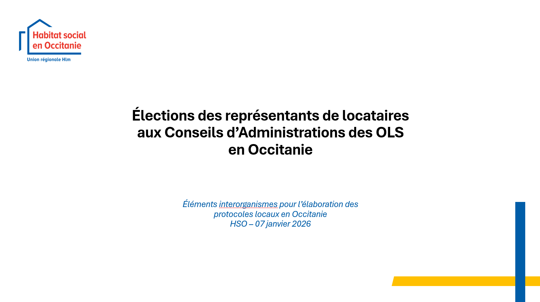 Elections représentants des locataires
