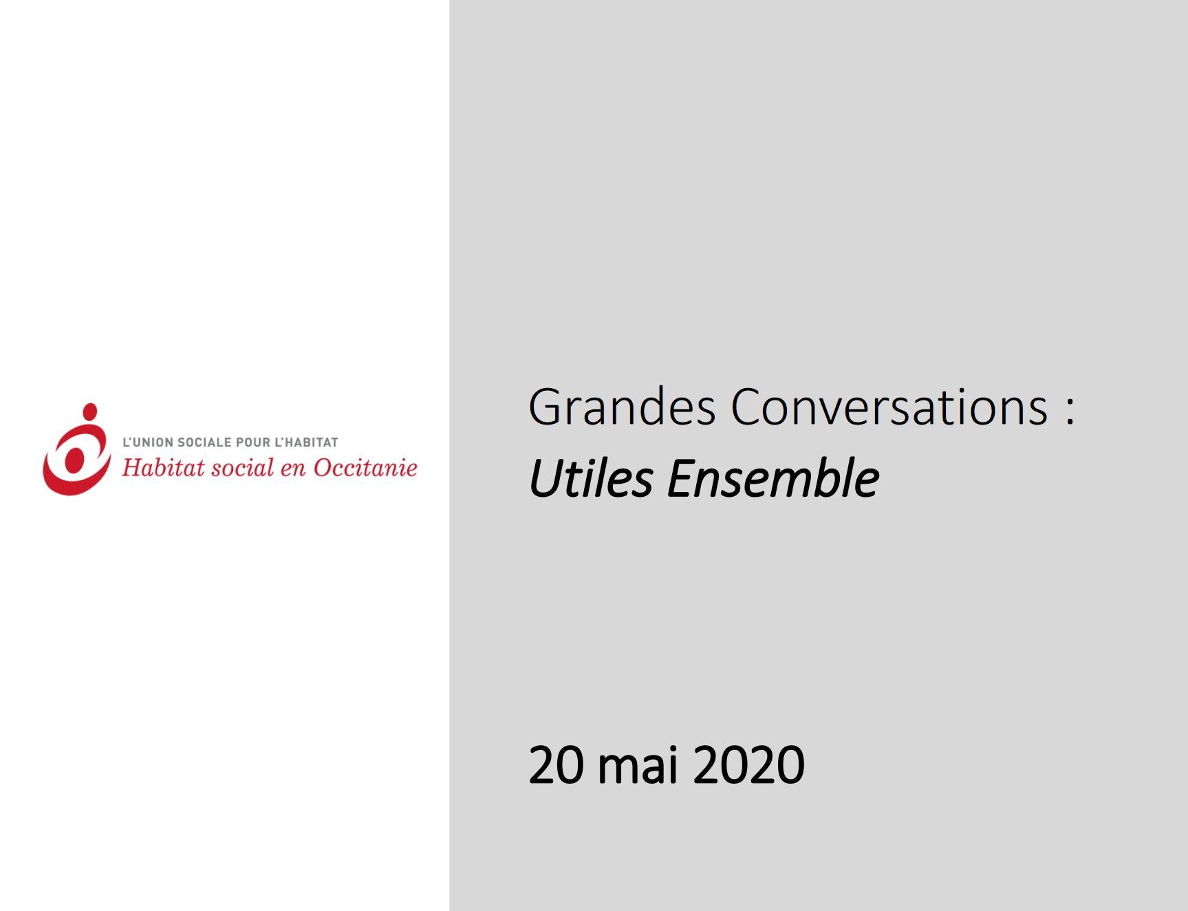 Grandes conversations mai 2020