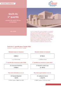 Synthèse seuils du 1er quartile en Occitanie